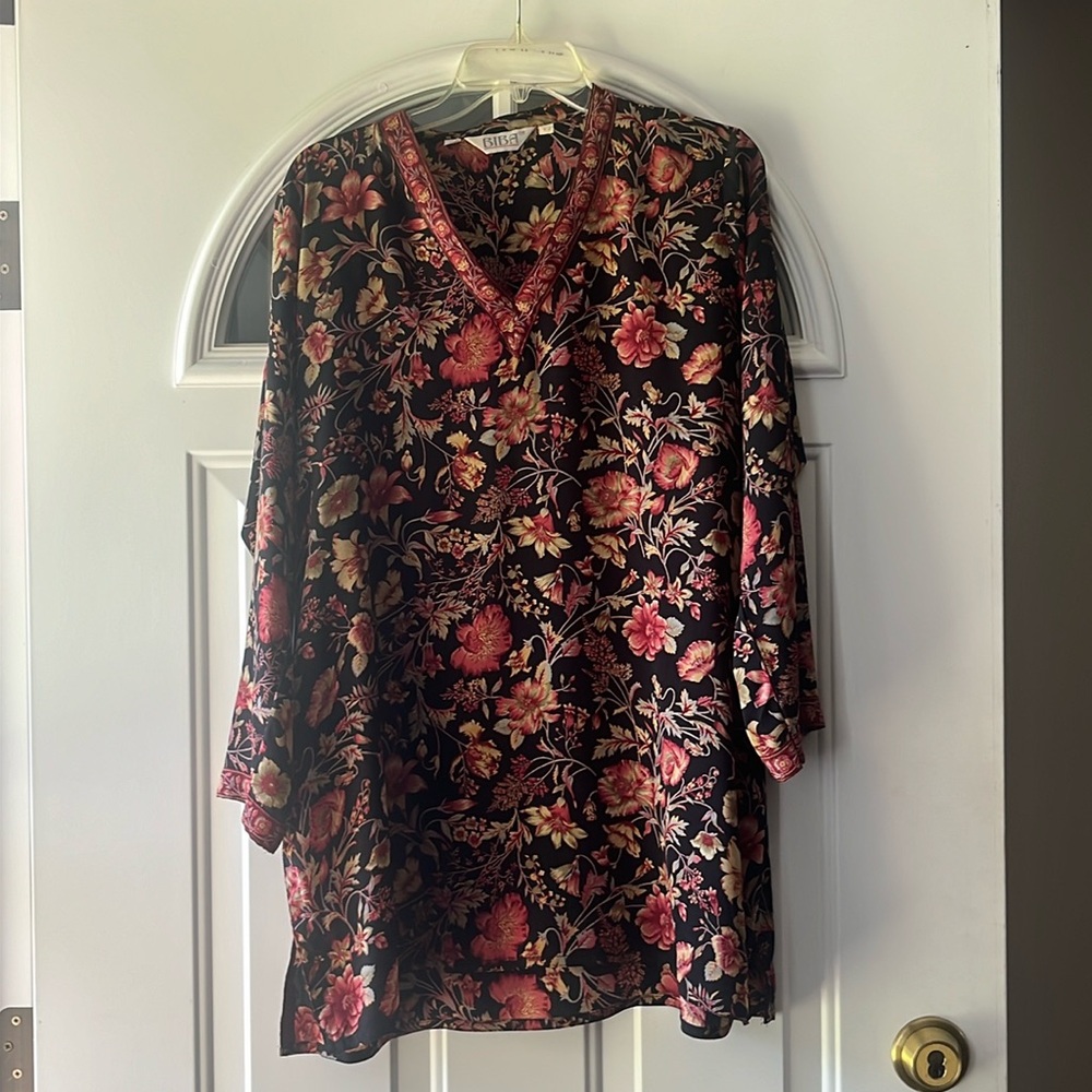 Biba Gothic Floral Tunic, Size 40